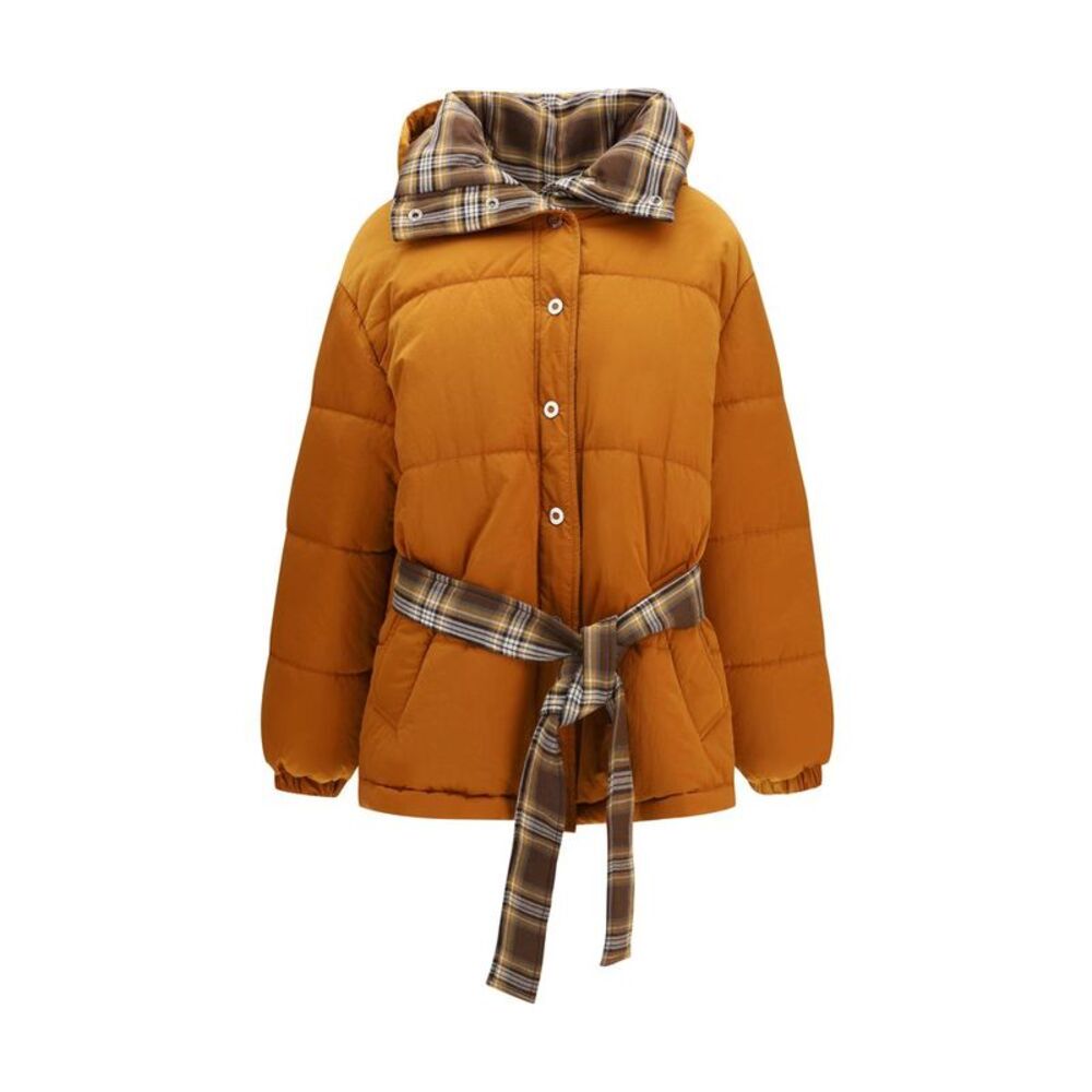 MARBELL Orange Polyamide Full-Length Women's Jacket